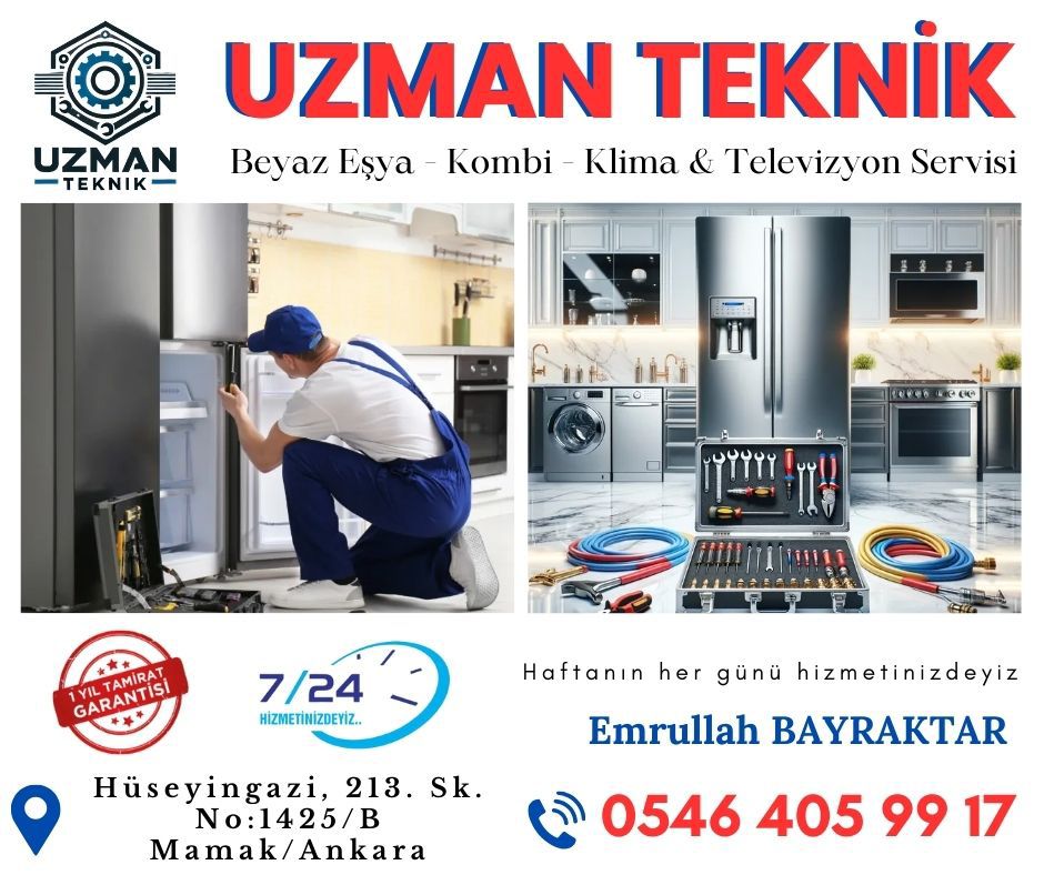 Bayraktar Teknik - Ankara Beyaz Eşya, Kombi, Klima, Televizyon Servisi